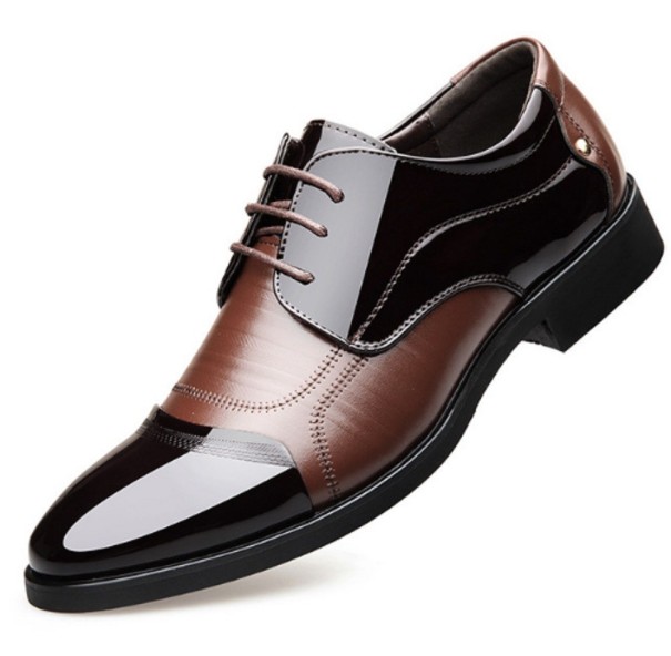 Pantofi lacuiti pentru barbati J1480 maro 39