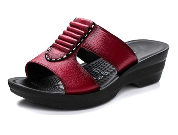 Pantofole da donna Evie bordeaux 39