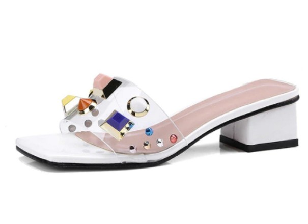 Pantofole eleganti da donna Phoebe bianco 40