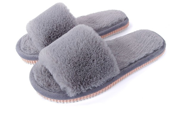 Pantoufles de maison pour femmes A616 gris 38