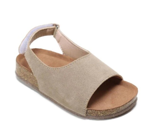 Pantoufles pour filles Sarah beige 25