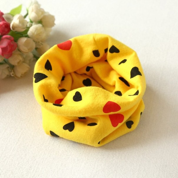 Pañuelo de algodón para niños F3 amarillo