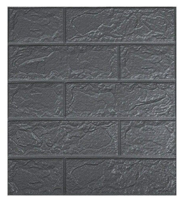 Papel de parede autocolante 35 x 38 cm preto