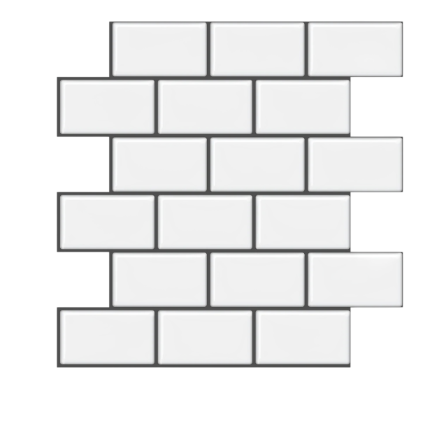 Papel de parede vinílico branco com efeito 3D 30,5x30,5 cm material PET com cola PU para decoração de paredes, 10 pcs interior moderno 1