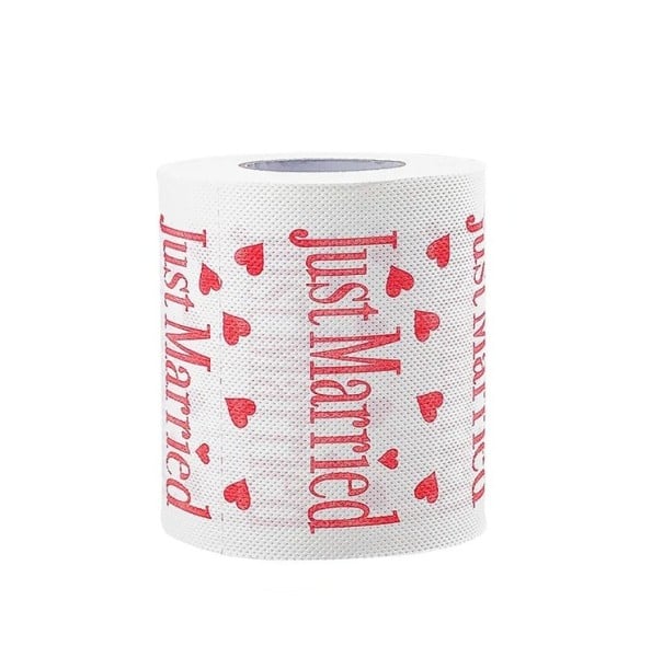 Papel higiénico navideño 10 x 10 cm 2 capas Rollo con motivos navideños Utensilios de cocina y del hogar Servilletas de papel decorativas Decoración 1