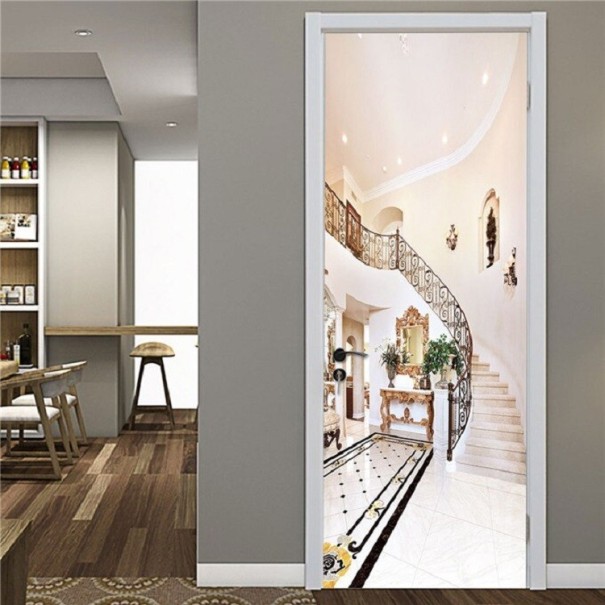 Papel pintado autoadhesivo para puertas C507 M 12