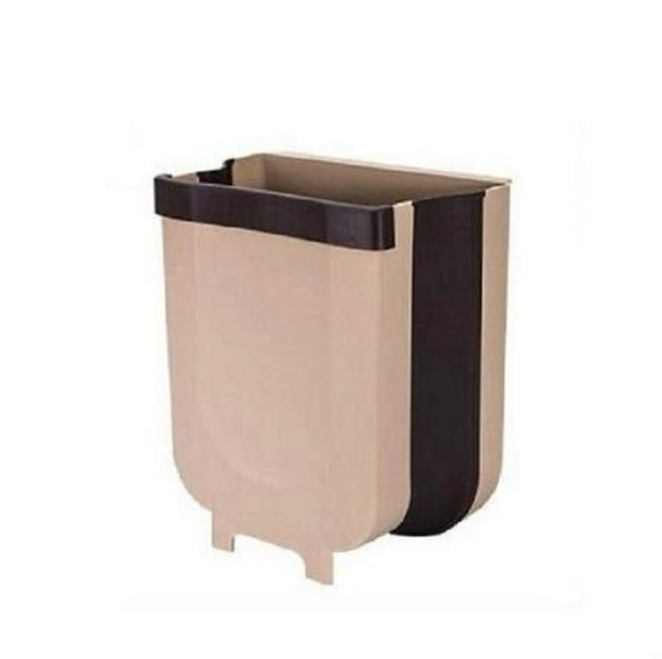 Papelera colgante N618 marrón claro