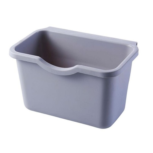 Papelera colgante N641 gris