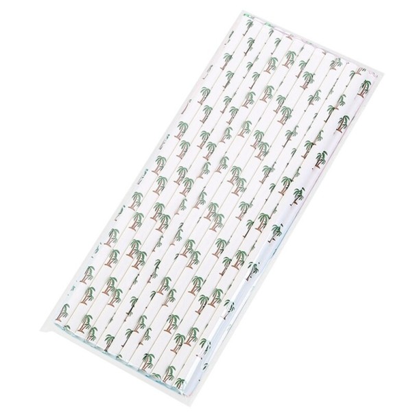Paper Straws with Pattern 25 pcs C74 1