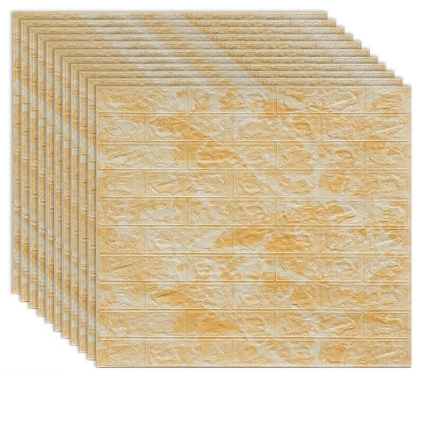 Papier peint adhésif mural 70 cm x 77 cm 12 pièces 7