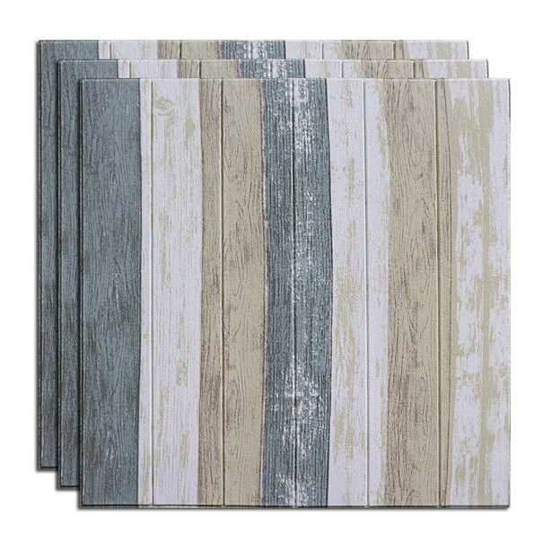 Papier peint autocollant pour mur 16 pièces 70 cm x 70 cm 1