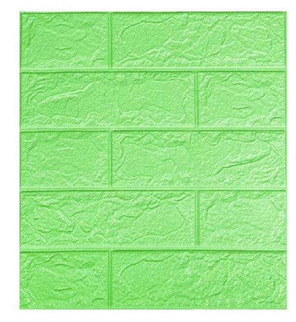 Papier peint autocollant pour mur 35 x 38 cm vert clair