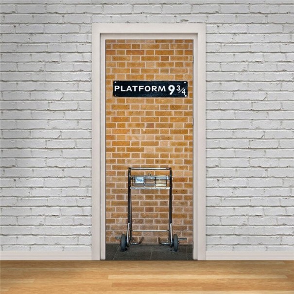 Papier peint autocollant pour porte C579 2