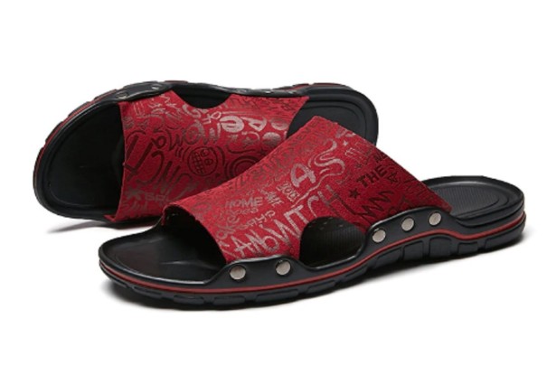 Papuci bărbați burgundy 45