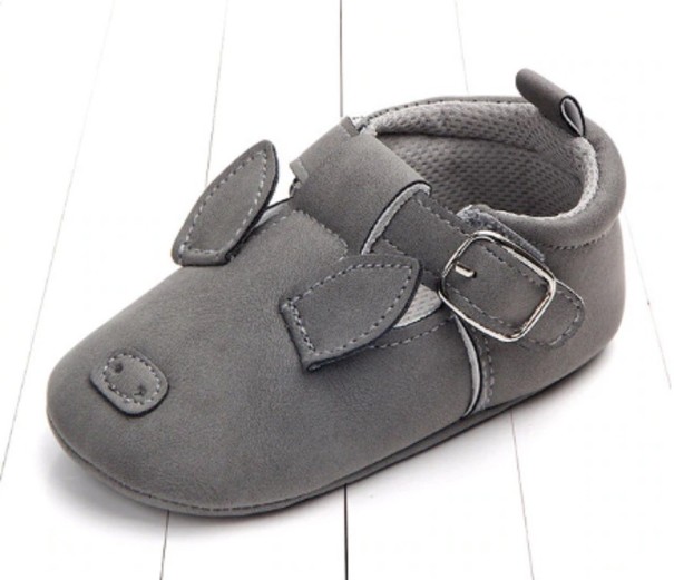 Papuci din piele pentru copii A483 12-18 luni F