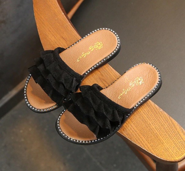 Papuci pentru fete A2584 negru 29,5