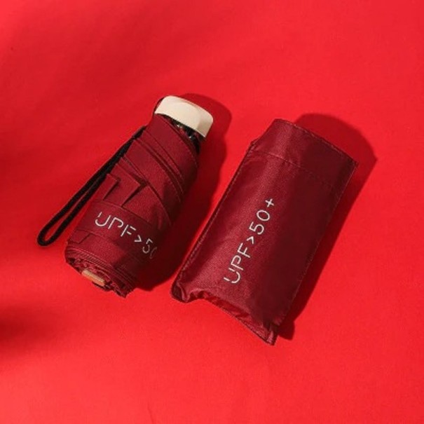 Paraplu T1374 donkerrood