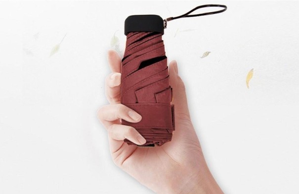 Paraplu T1377 donkerrood