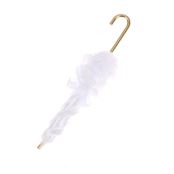Parapluie pour poupée Barbie blanc