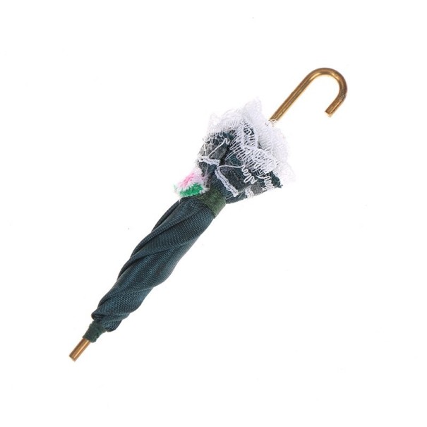 Parapluie pour poupée Barbie vert foncé