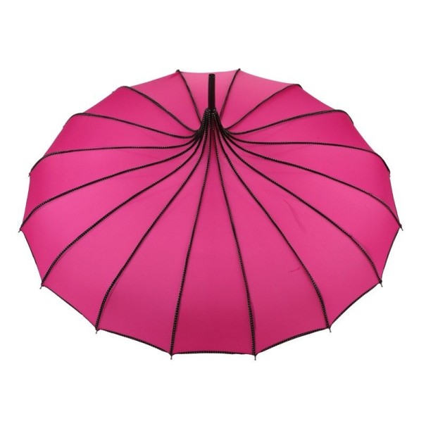 Parasol damski T1397 ciemny róż