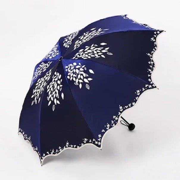 Parasol damski T1398 ciemnoniebieski