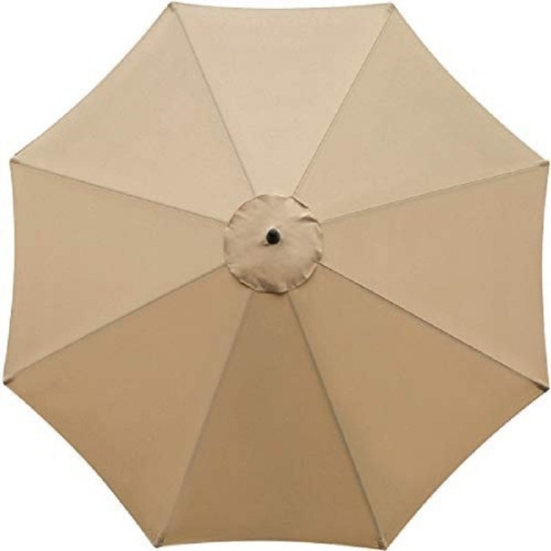 Parasolhoes beige 2 m