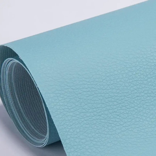 Parche autoadhesivo para reparación de cuero 25x60 cm Parche resistente para reparar sofás, asientos de coche, bolsos y asientos de cuero Parche impermeable azul claro