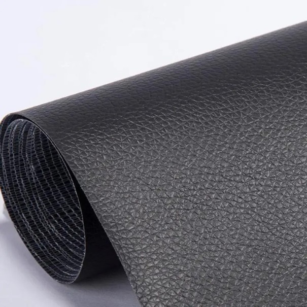Parche autoadhesivo para reparación de cuero 50x137 cm Parche resistente para reparar sofás, asientos de coche, bolsos y asientos de cuero Parche impermeable negro