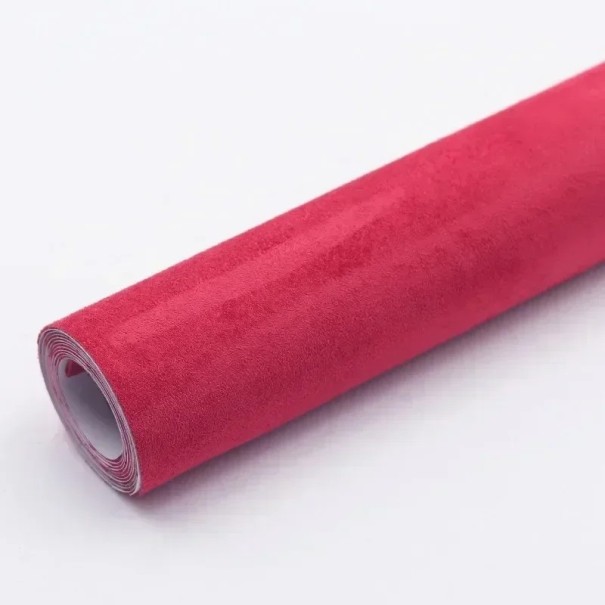 Parche reparador autoadhesivo para ante 20 x 150 cm Reparación de tapicerías de ante Cinta autoadhesiva textil Renovación de muebles y calzado Fácil aplicación rojo