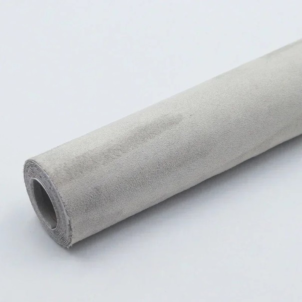 Parche reparador autoadhesivo para ante 30 x 300 cm Reparación de tapicerías de ante Cinta autoadhesiva textil Renovación de muebles y calzado Fácil aplicación gris claro