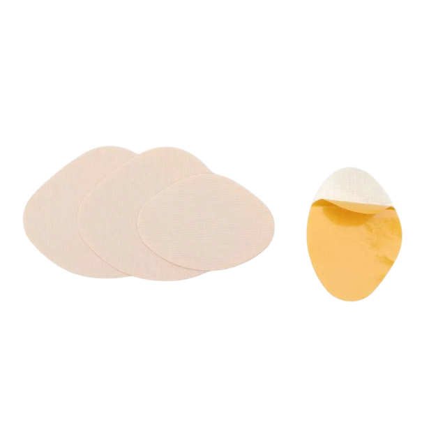 Parches adhesivos para reparación de calzado 2 pares 7x5 cm y 7,5x8 cm Piel microfibra Parches autoadhesivos para talones y punteras Reparación de calzado sin coser beige