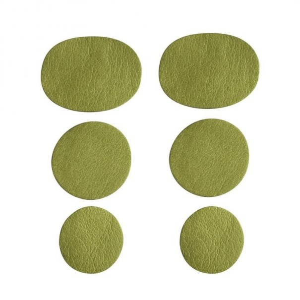 Parches para reparar zapatos 6 uds. Z219 verde claro