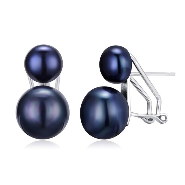 Pareloorbellen voor dames donkerblauw