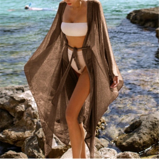 Pareo de Plage Femme P519 marron