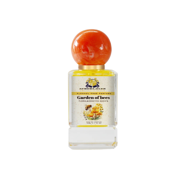 Parfém Aurora.Glen Garden of Bees bez alkoholu 50 ml dámský eau de parfum květinově medová vůně s vanilkou a pižmem žlutá pro ženy 1