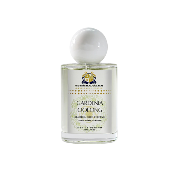 Parfém Aurora.Glen Gardenia Oolong bez alkoholu 50 ml unisex eau de parfum ovocně květinová čajová vůně s jasmínem a pižmem pro muže i ženy 1