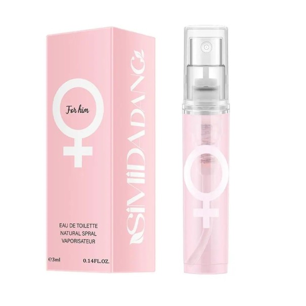 Parfum féminin avec phéromones 3 ml Mini format de voyage Parfum séduisant pour femmes Parfum intense avec phéromones actives Attraction féminine naturelle 1