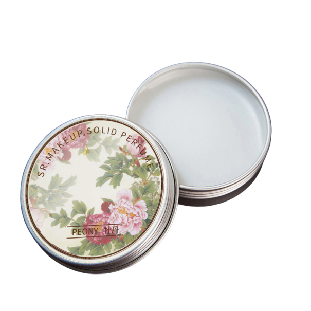 Parfum solide pour femme à la rose de pivoine 1