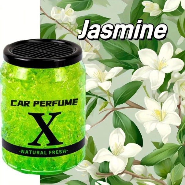 Parfum solide pour voiture gel rafraîchissant d'air 220 g parfum durable boîte intérieur véhicule diffuseur d'arôme 5