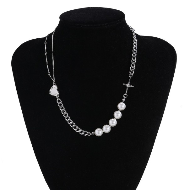 Pärlhalsband för kvinnor D276 3