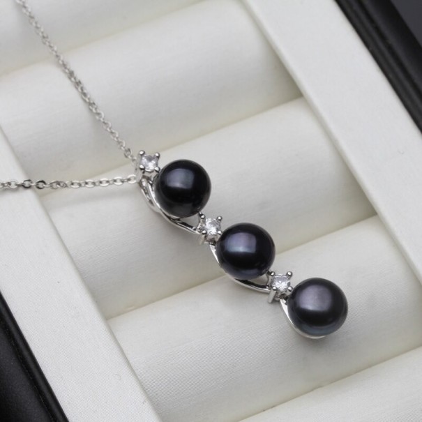 Pärlhalsband för kvinnor D414 2