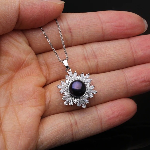 Pärlhalsband för kvinnor D739