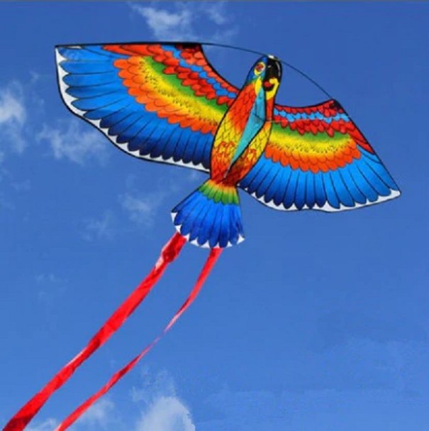 Parrot Shaped Kite J1973 blue