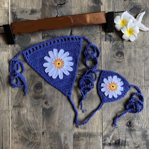 Parte inferior del traje de baño de mujer P643 azul