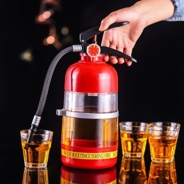 Párty dávkovač nápojov hasiaci prístroj 1