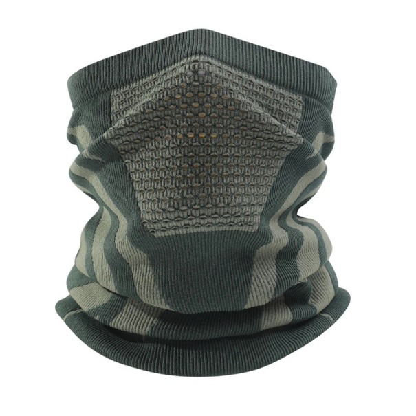 Pasamontañas de Invierno 40 x 22 cm Unisex a Prueba de Viento y Elástica de Nylon y Spandex para Esquí, Snowboard, Motocicleta y Ciclismo, Varios Colores verde