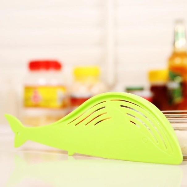 Passoire de cuisine en forme de poisson J1960 jaune