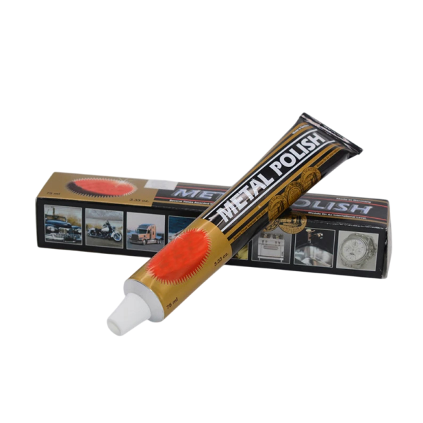 Pasta de polimento de metais 75 ml Removedor de ferrugem Pasta de polimento para inox Cobre Alumínio Prata Ouro Polimento de superfícies metálicas 1