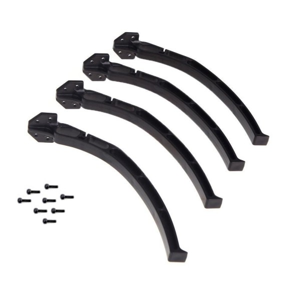 Patas de aterrizaje para drone F450 / F550 4 uds negro